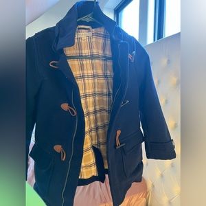 Hope and Henry’s Girls navy blue coat super thick with layers